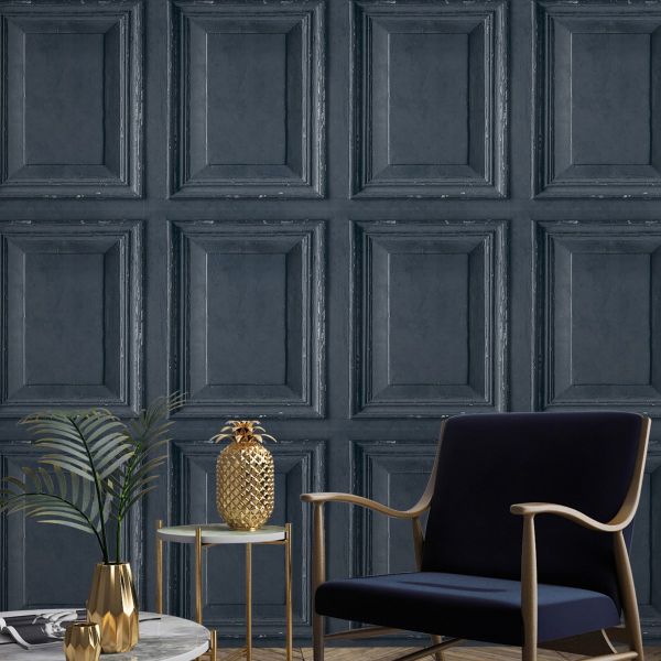 Shades Wood Effect Wallpaper Wooden Panel Frame Realistic Modern White Grey  | eBay